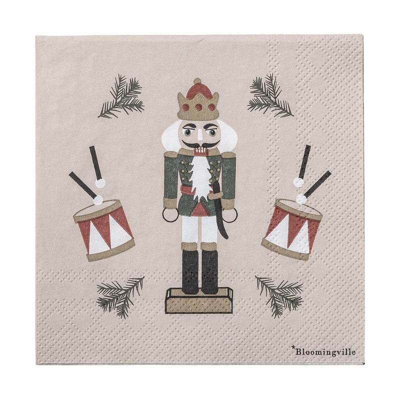 Bloomingville Jolly paper napkins 25x25 cm 20-pack Multi