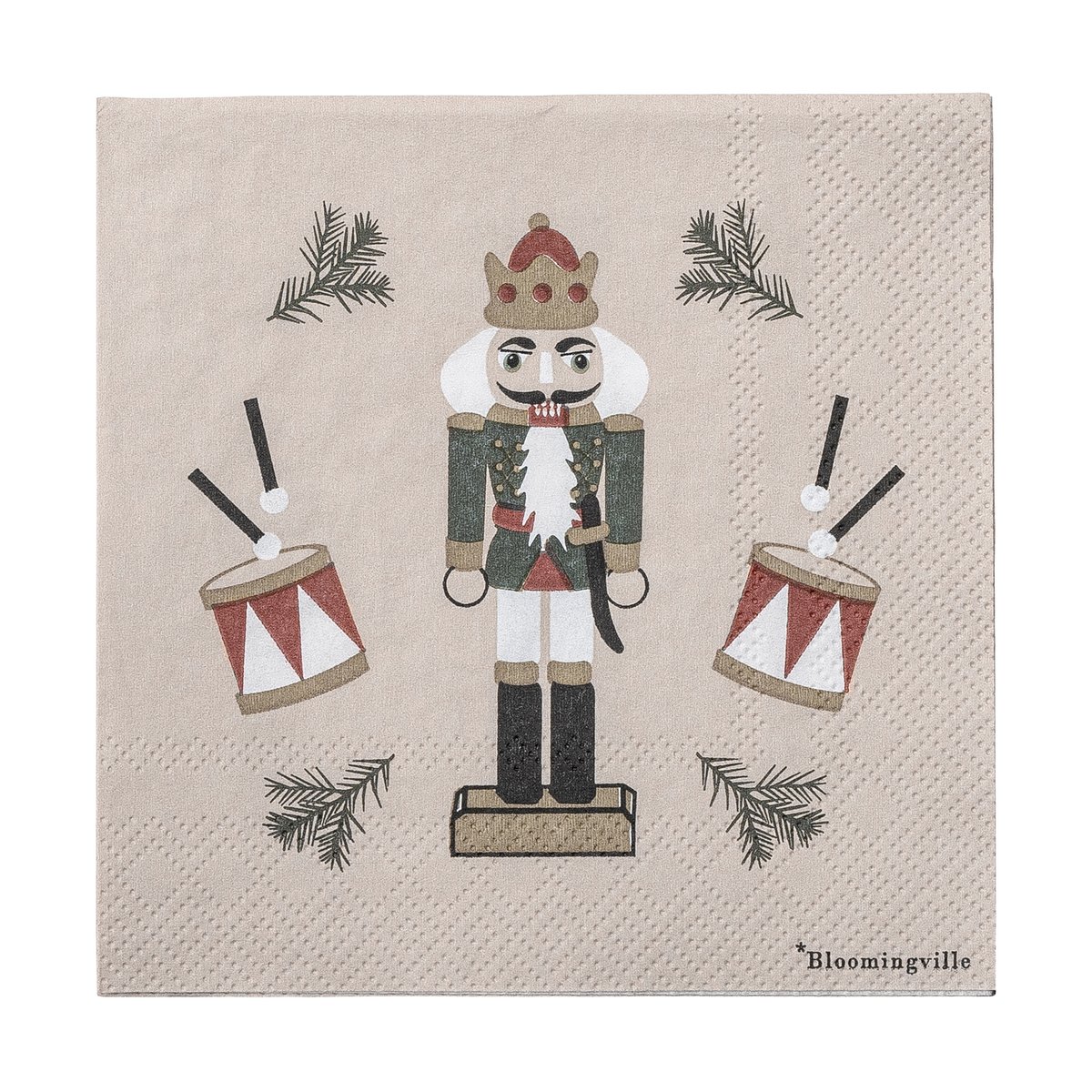 Bloomingville Jolly paper napkins 25x25 cm 20-pack Multi