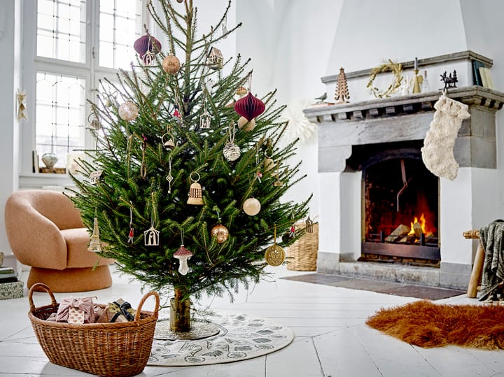 Jonan Christmas tree decorations wood 9 pieces - Nativity scene - Bloomingville