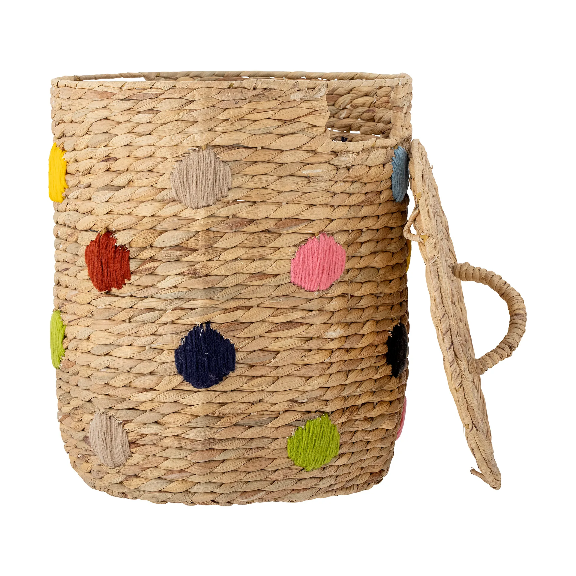 Jooha storage box with lid, Natural-multi Bloomingville