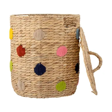 Jooha storage box with lid - Natural-multi - Bloomingville