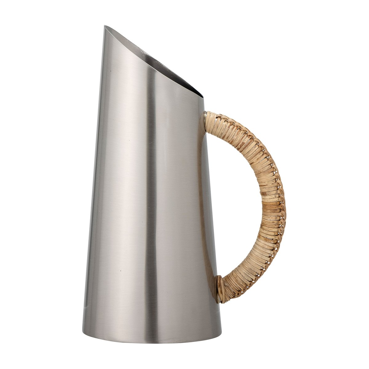 Bloomingville Juanita pot 28 cm Stainless steel-rattan