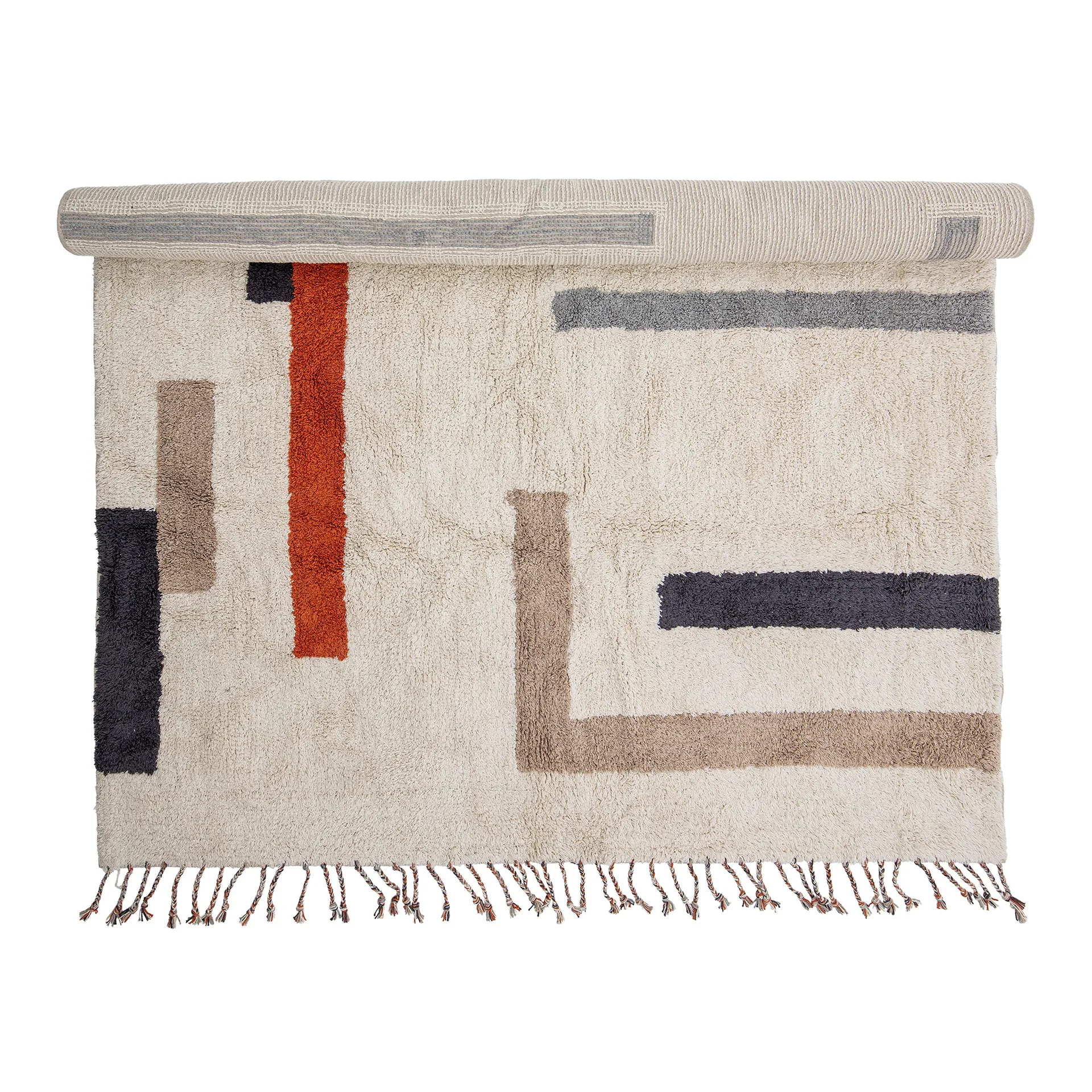 Jue rug 140x200 cm, Natural Bloomingville
