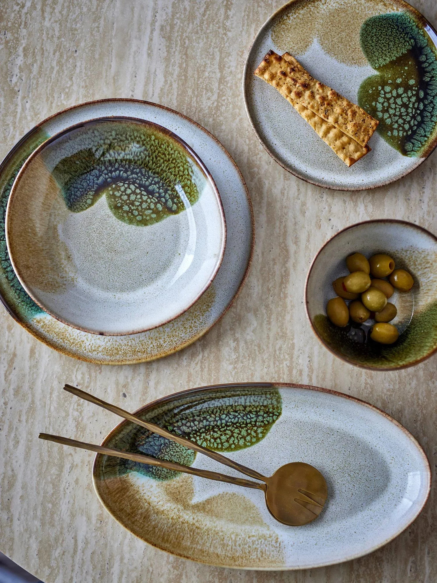 Jules bowl 15.5 cm, Green Bloomingville