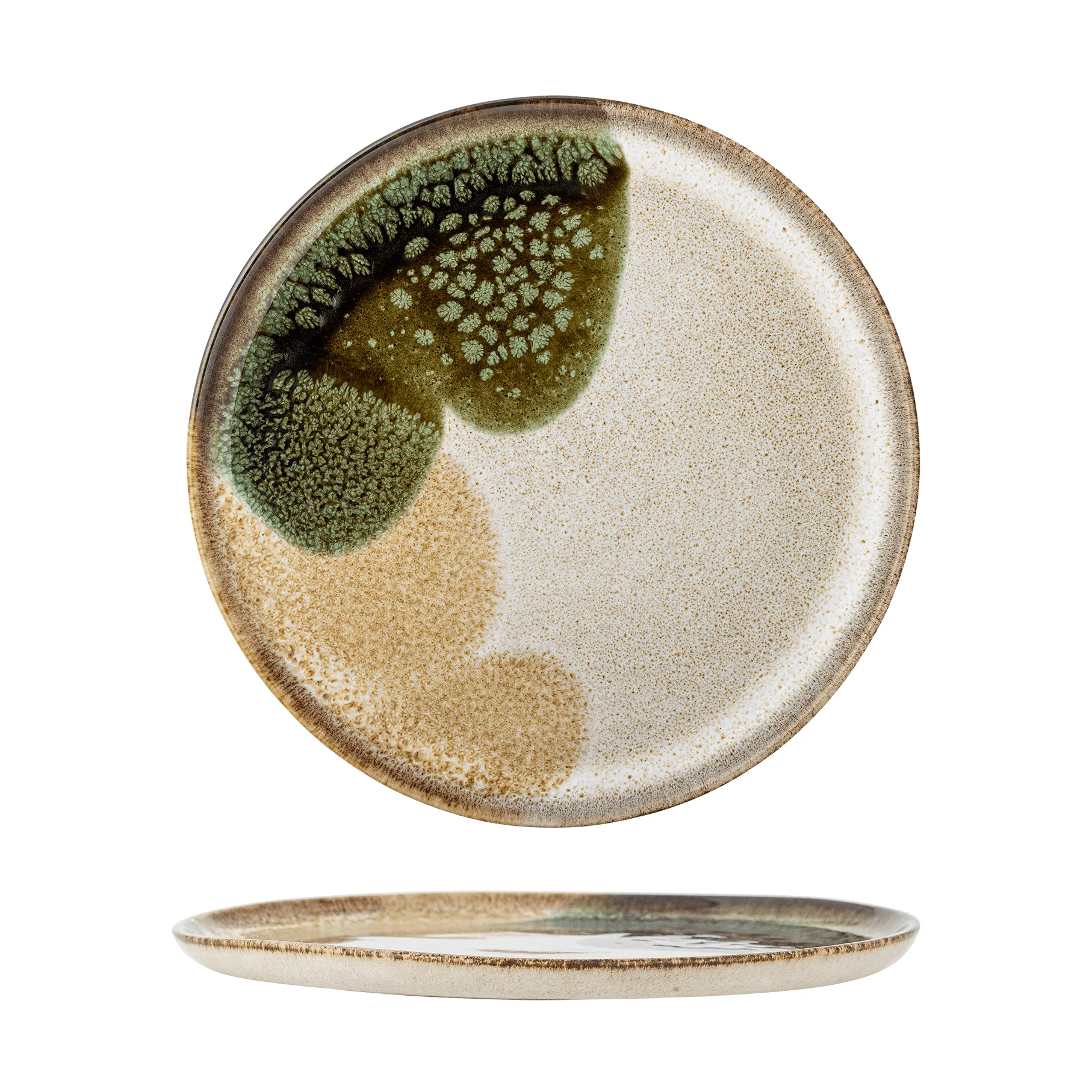 Jules plate, Green, Ø22 cm Bloomingville