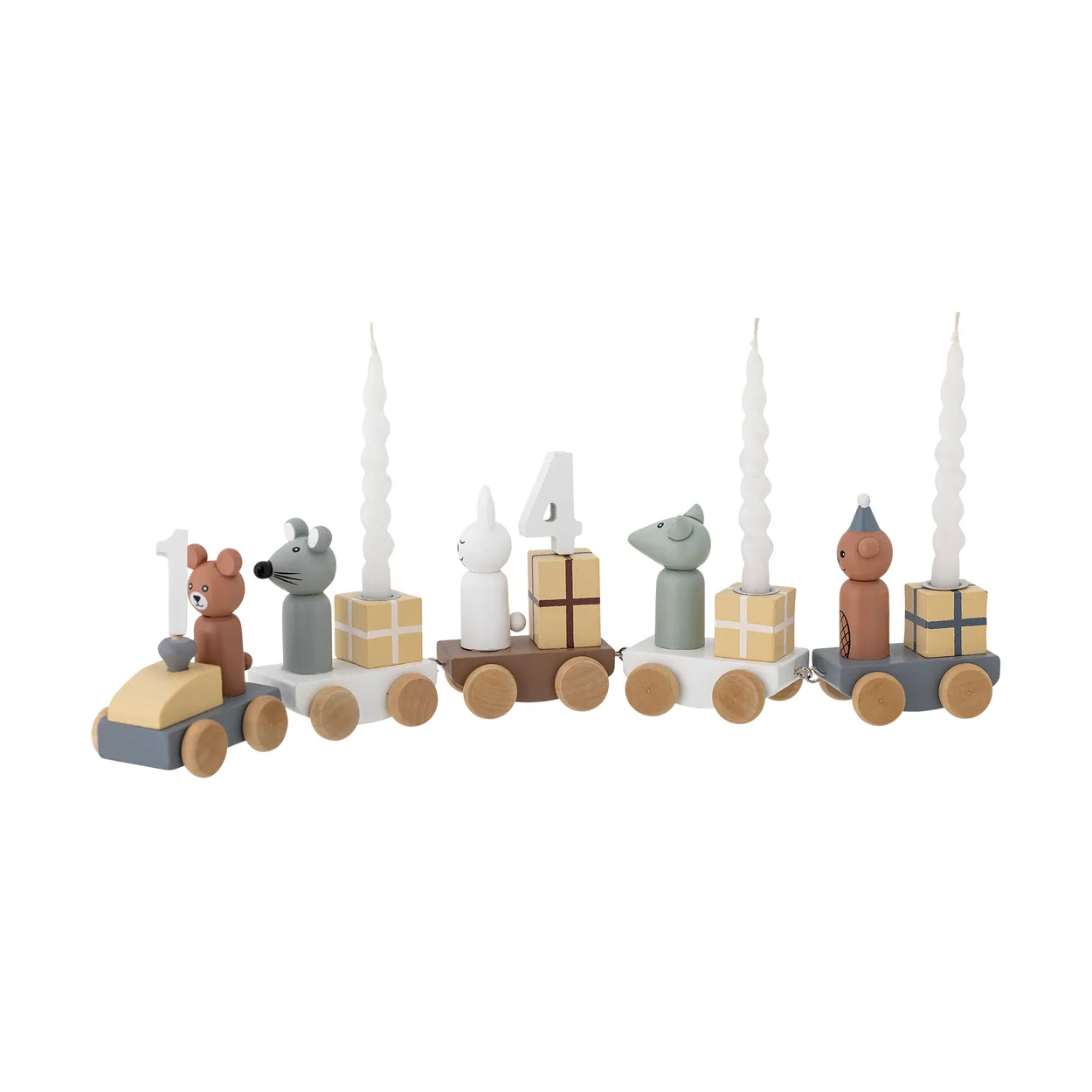 Bloomingville Junaid Birthday train Brown | Scandinavian Design | Decorative accessories | Brown