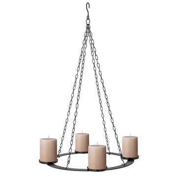 Jutta advent candle chandelier Ø40 cm - Black - Bloomingville