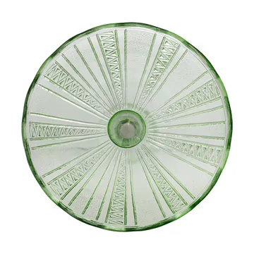 Kaddy pedestal bowl - Green, Ø23 cm - Bloomingville