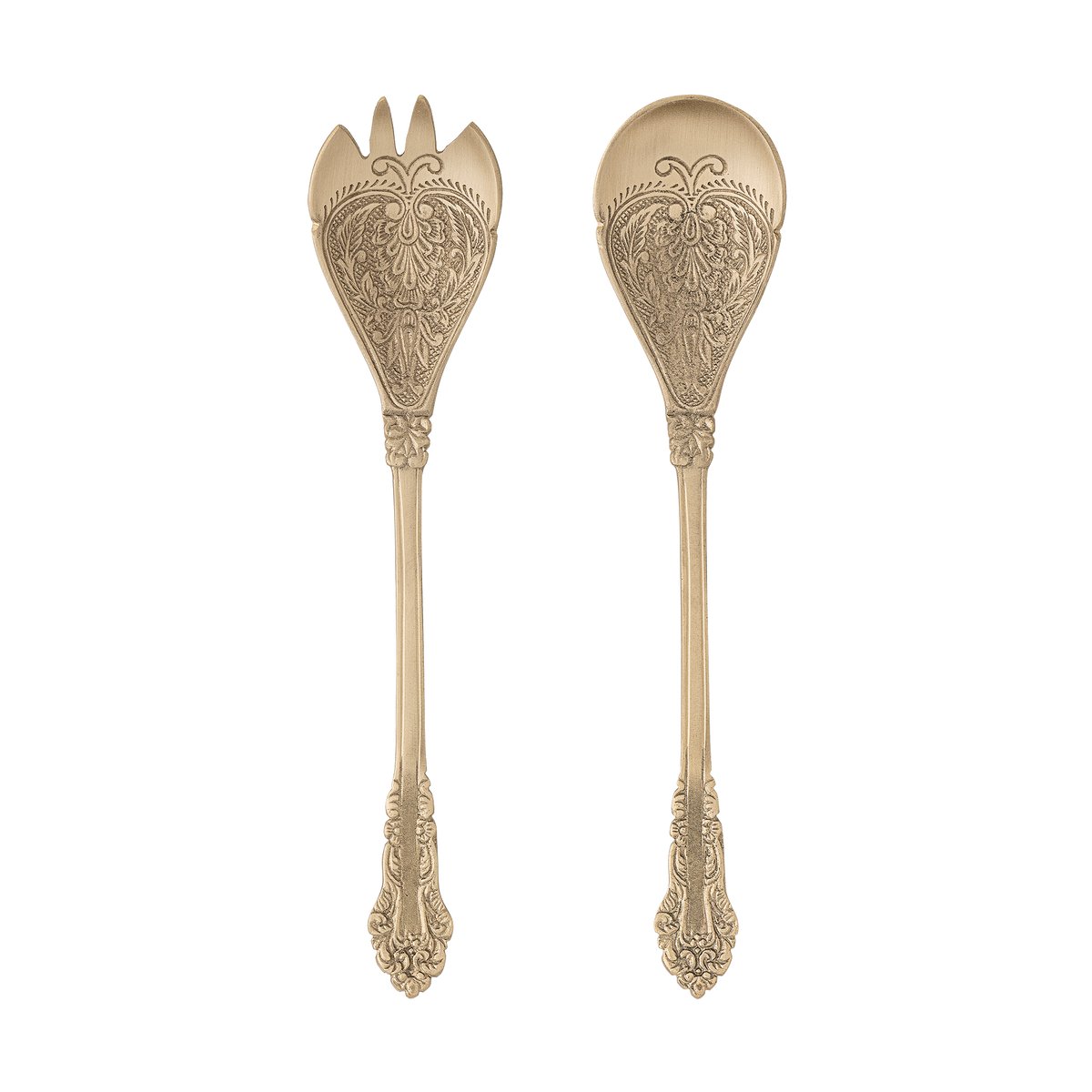 Bloomingville Kalima salad servers 2 pieces Brass