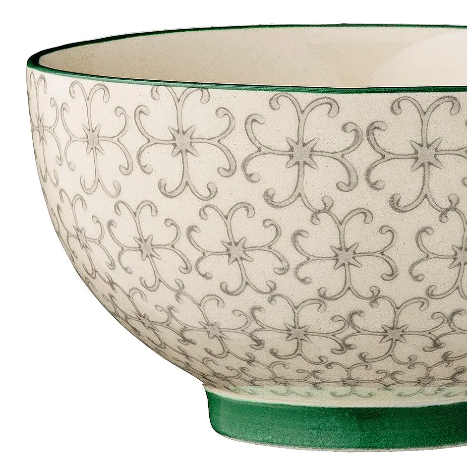 Karine bowl Ø 13.5 cm 2 pieces green-red,  Bloomingville