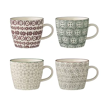 Karine mug 4 pieces Ø 9.5 cm - Bloomingville