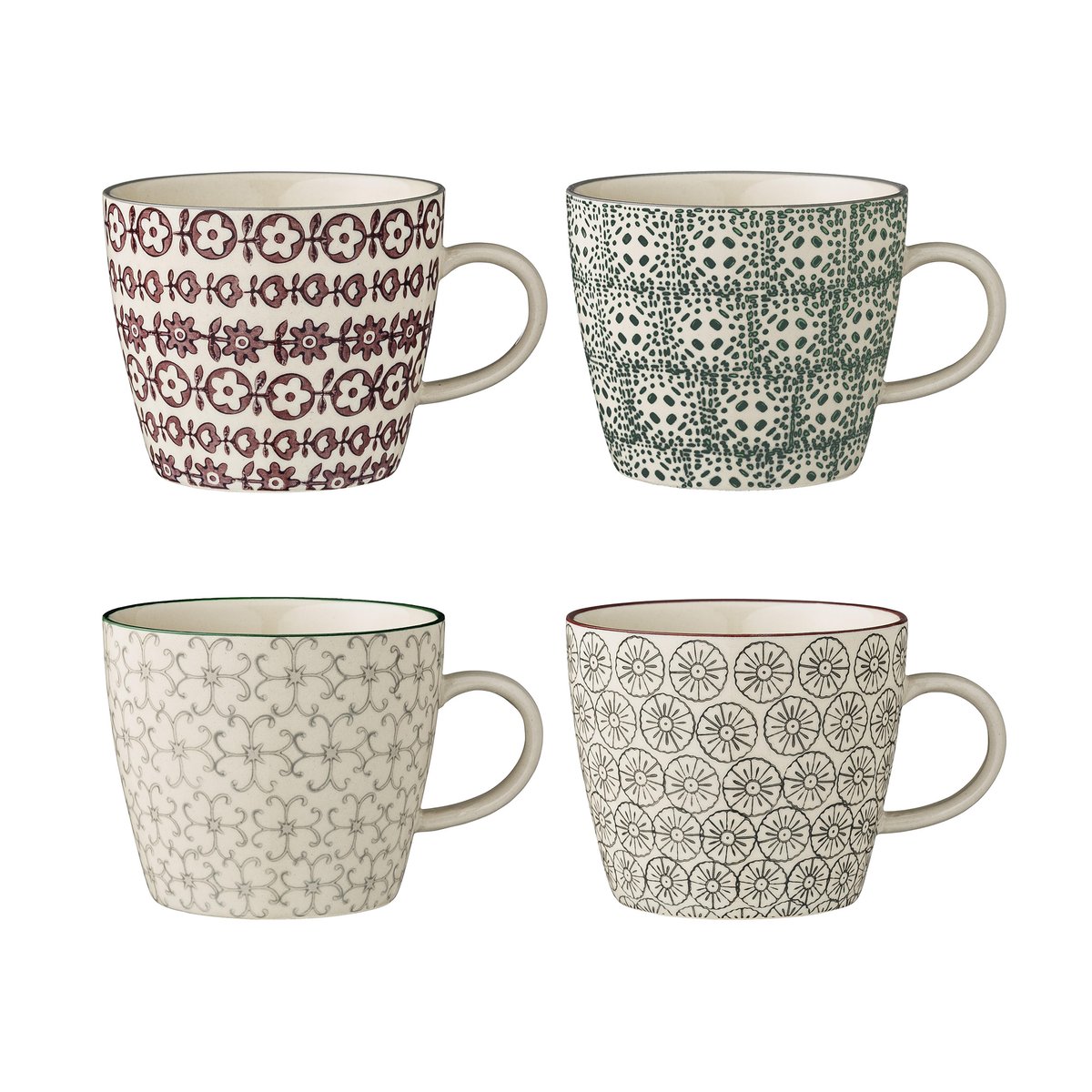 Bloomingville Karine mug 4 pieces o 9.5 cm o 9.5 cm