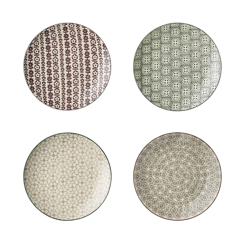 Karine plate 4 pieces Ø 20 cm Bloomingville