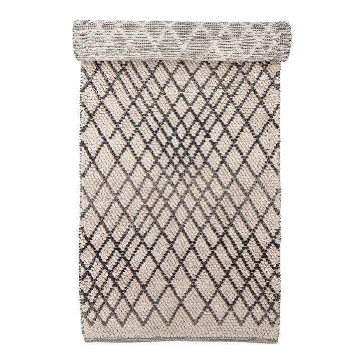 Kaya wool carpet 80x250 cm - grey - Bloomingville