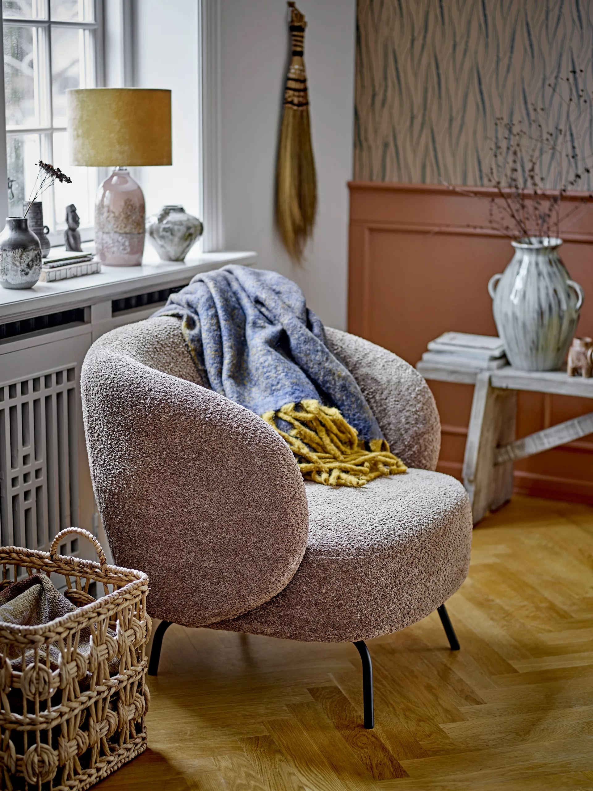 Keisha table lamp, Rose-yellow Bloomingville