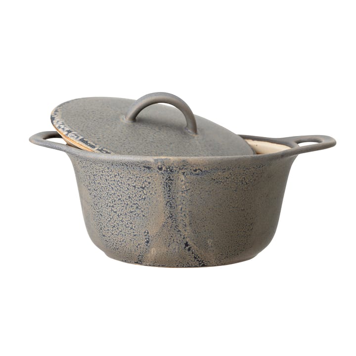 Kendra serving casserole dish stoneware, Grey Bloomingville