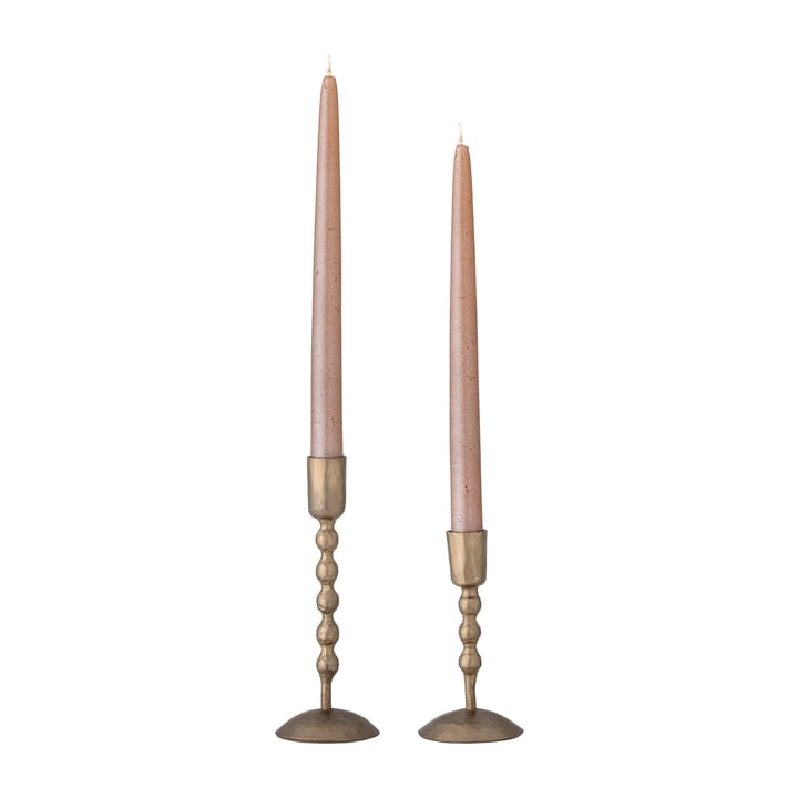 Kimmie candle sticks 2 pieces - Brass - Bloomingville
