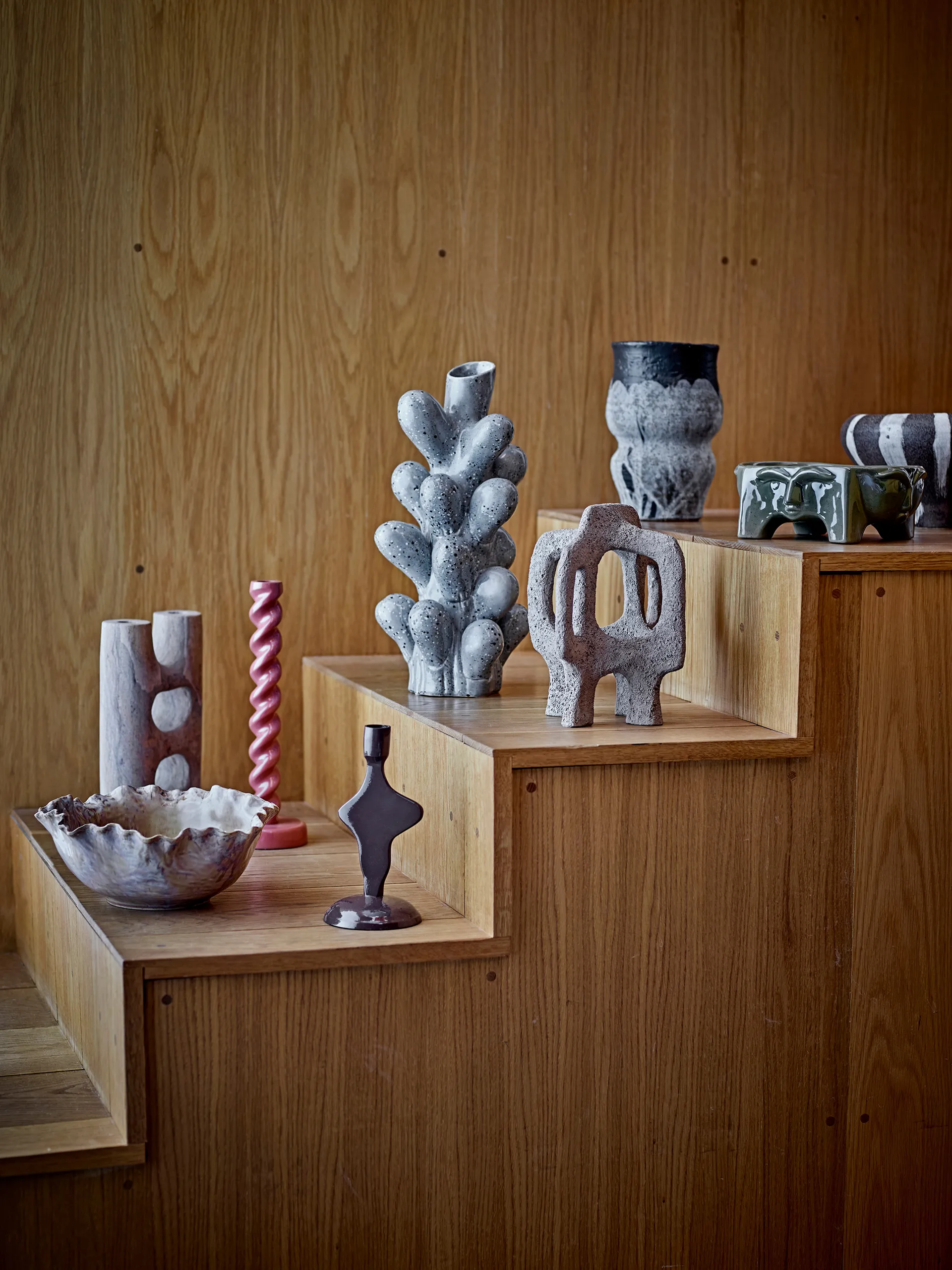 Ladris bowl Ø23 cm, Brown Bloomingville