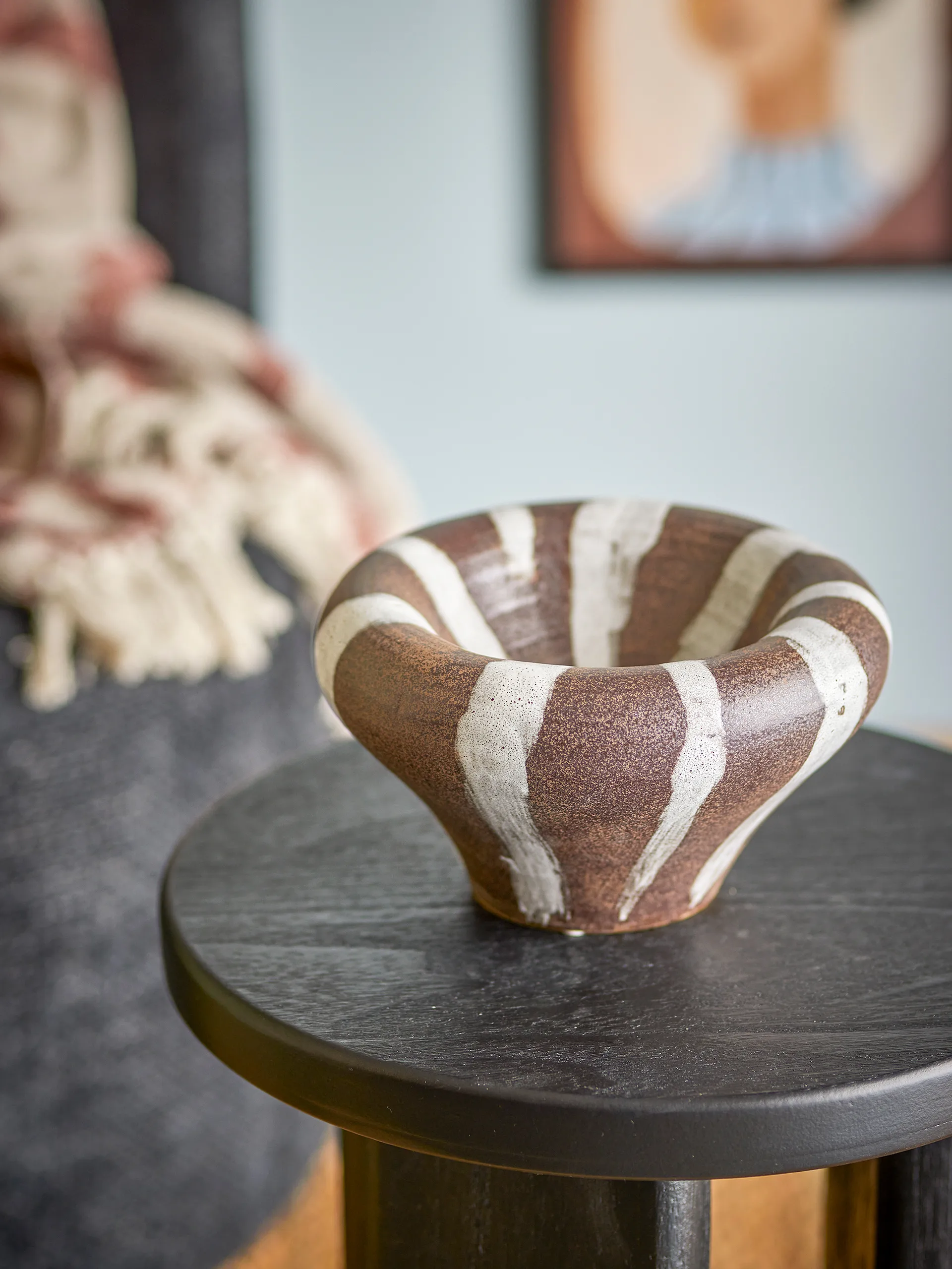 Ladris bowl Ø23 cm, Brown Bloomingville