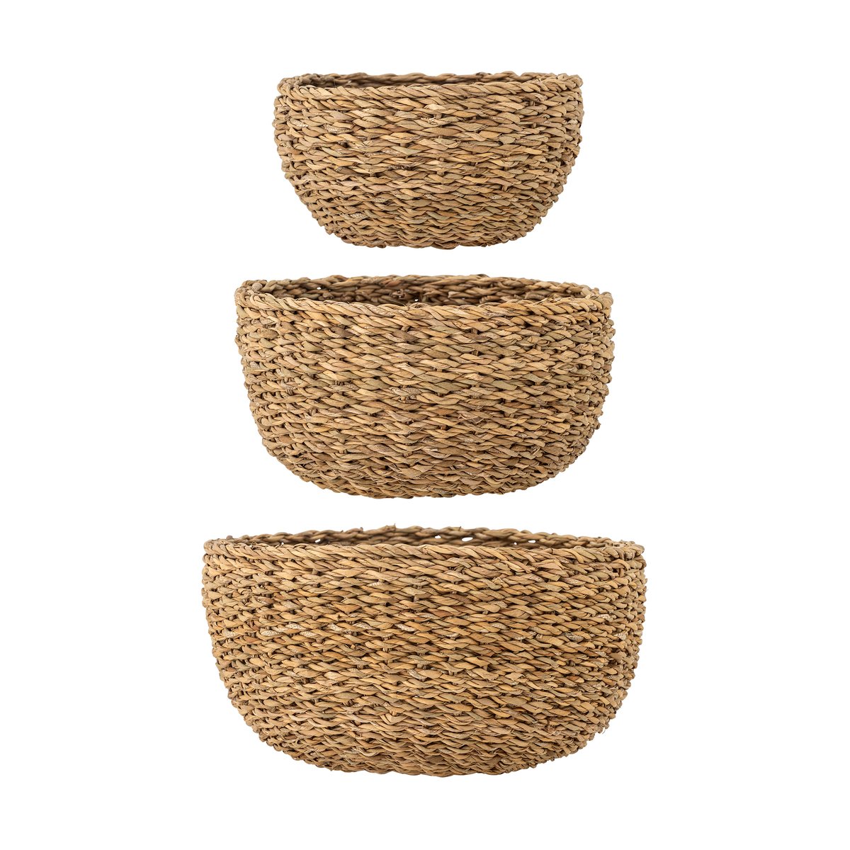 Bloomingville Lalo basket set 3 pieces Sea grass