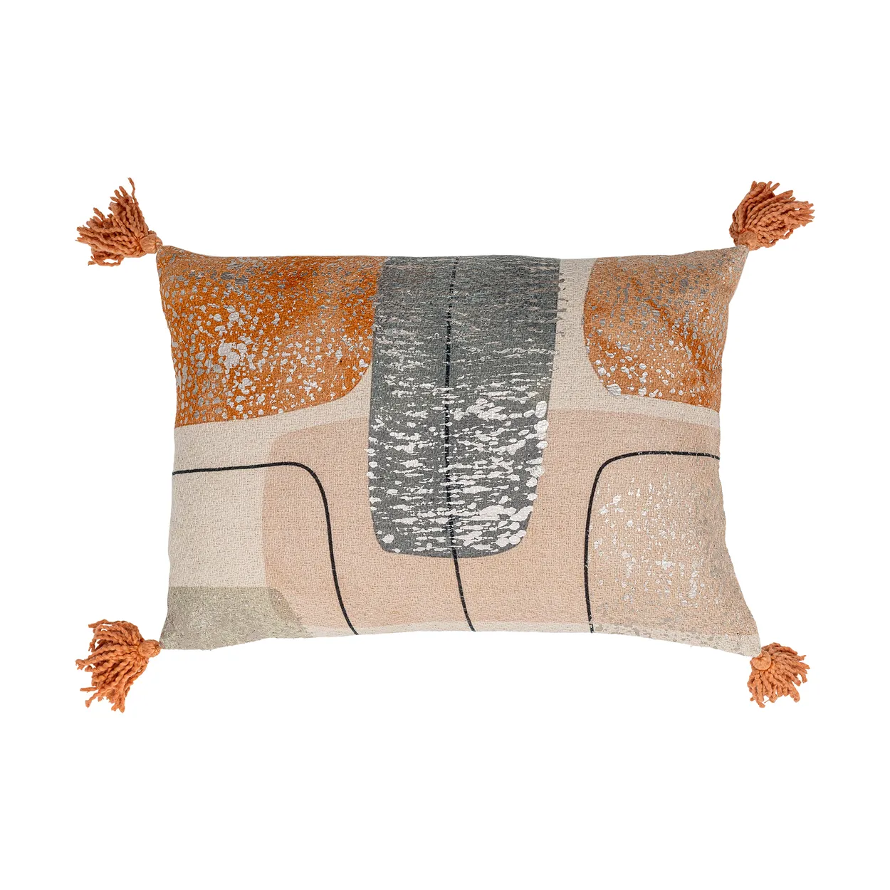 Bloomingville Lanzo cushion 35x50 cm Orange | Scandinavian Design | Cushions | Orange