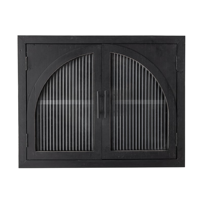 Bloomingville Lario wall cabinet 62x49x23 cm Black pine