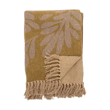 Lark cotton throw 130x160 cm - Yellow - Bloomingville