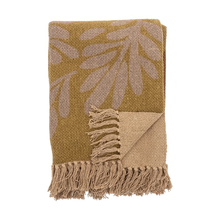 Lark cotton throw 130x160 cm - Yellow - Bloomingville