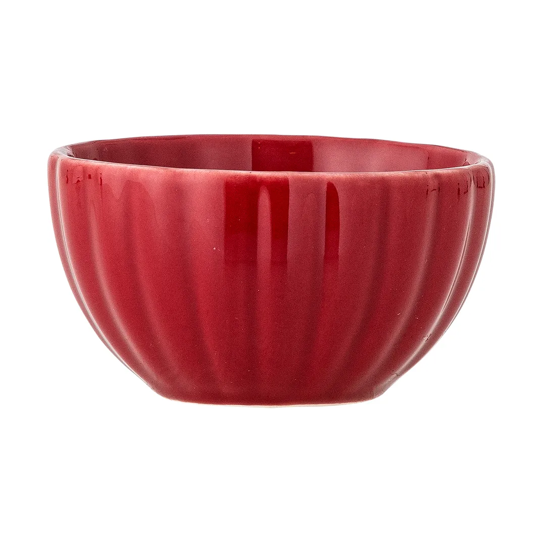Bloomingville Latina bowl o9 cm Red | Scandinavian Design | Serving bowls | Red