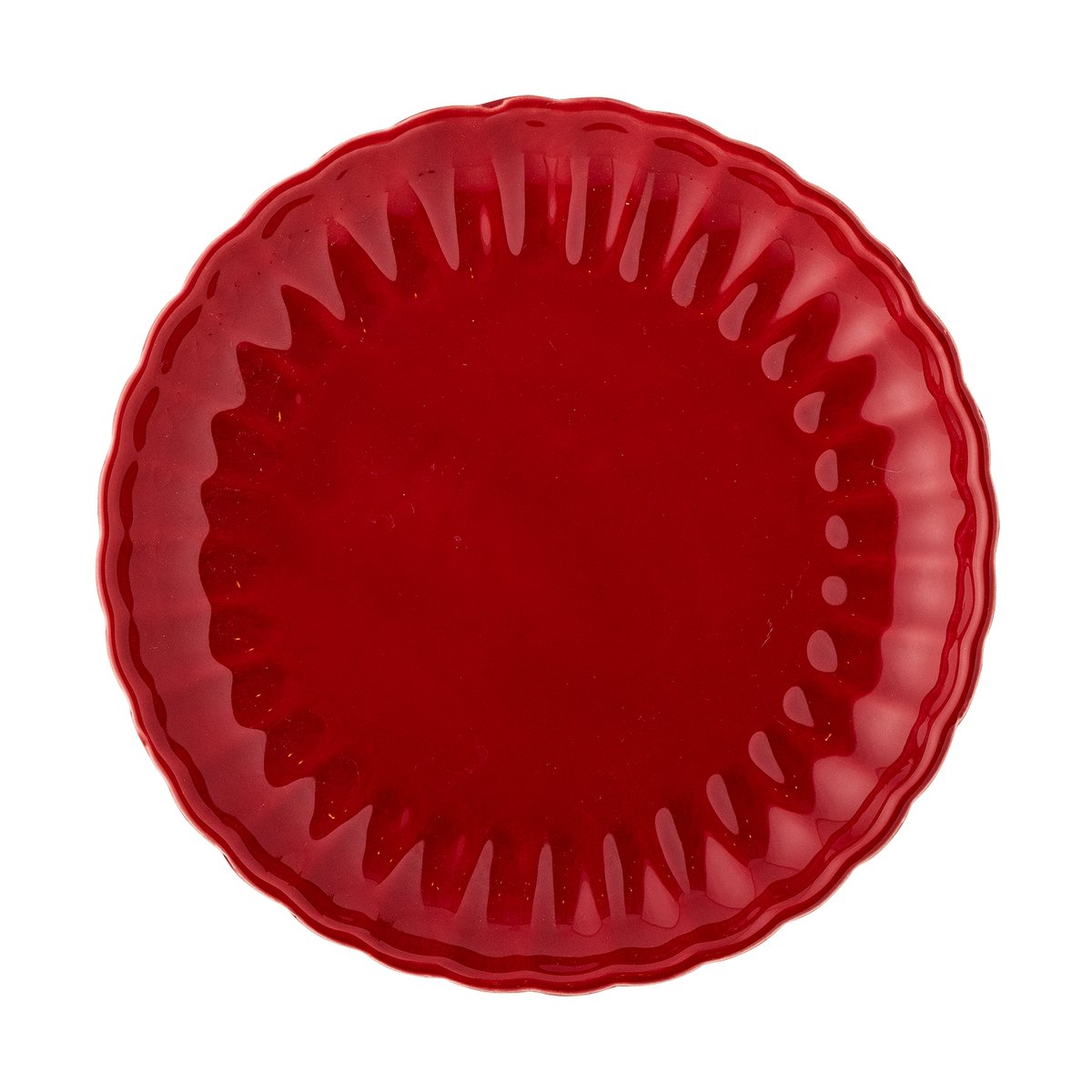 Bloomingville Latina plate o20 cm Red | Scandinavian Design | Small plates & side plates | Red