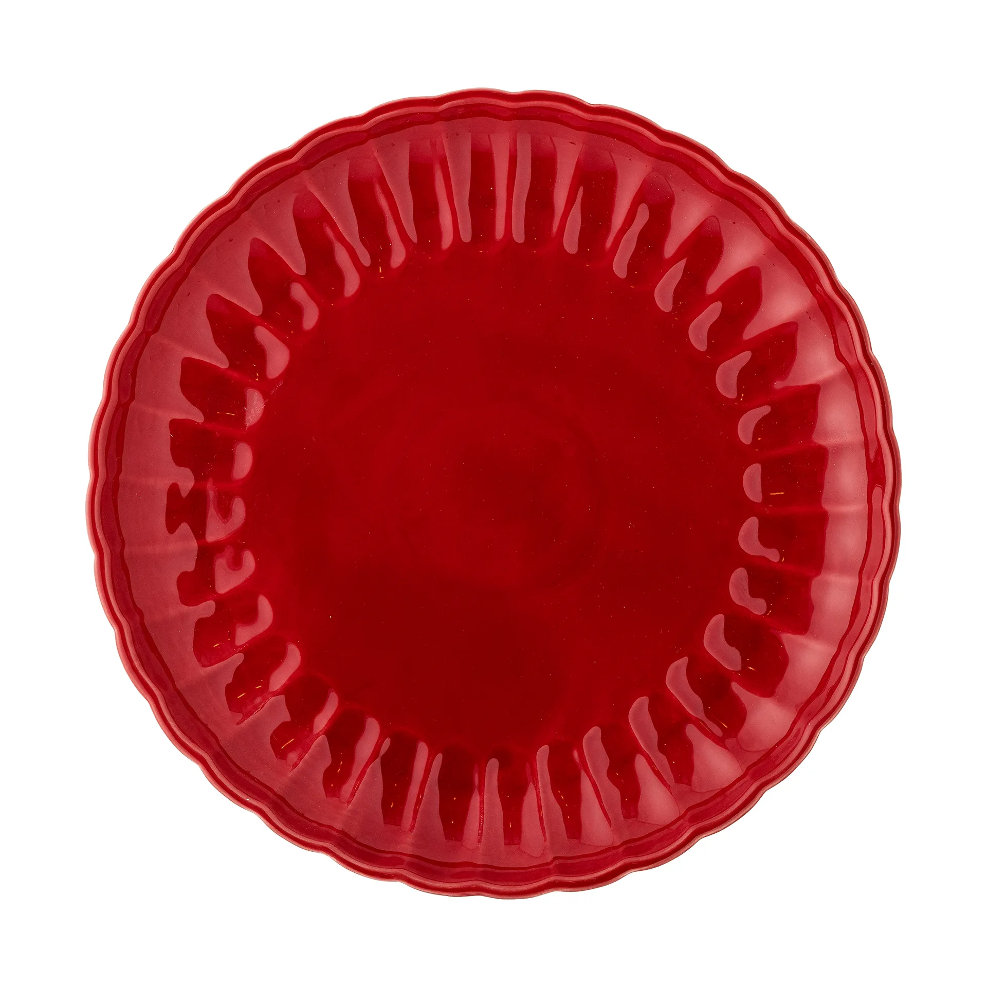 Latina plate Ø27 cm, Red Bloomingville