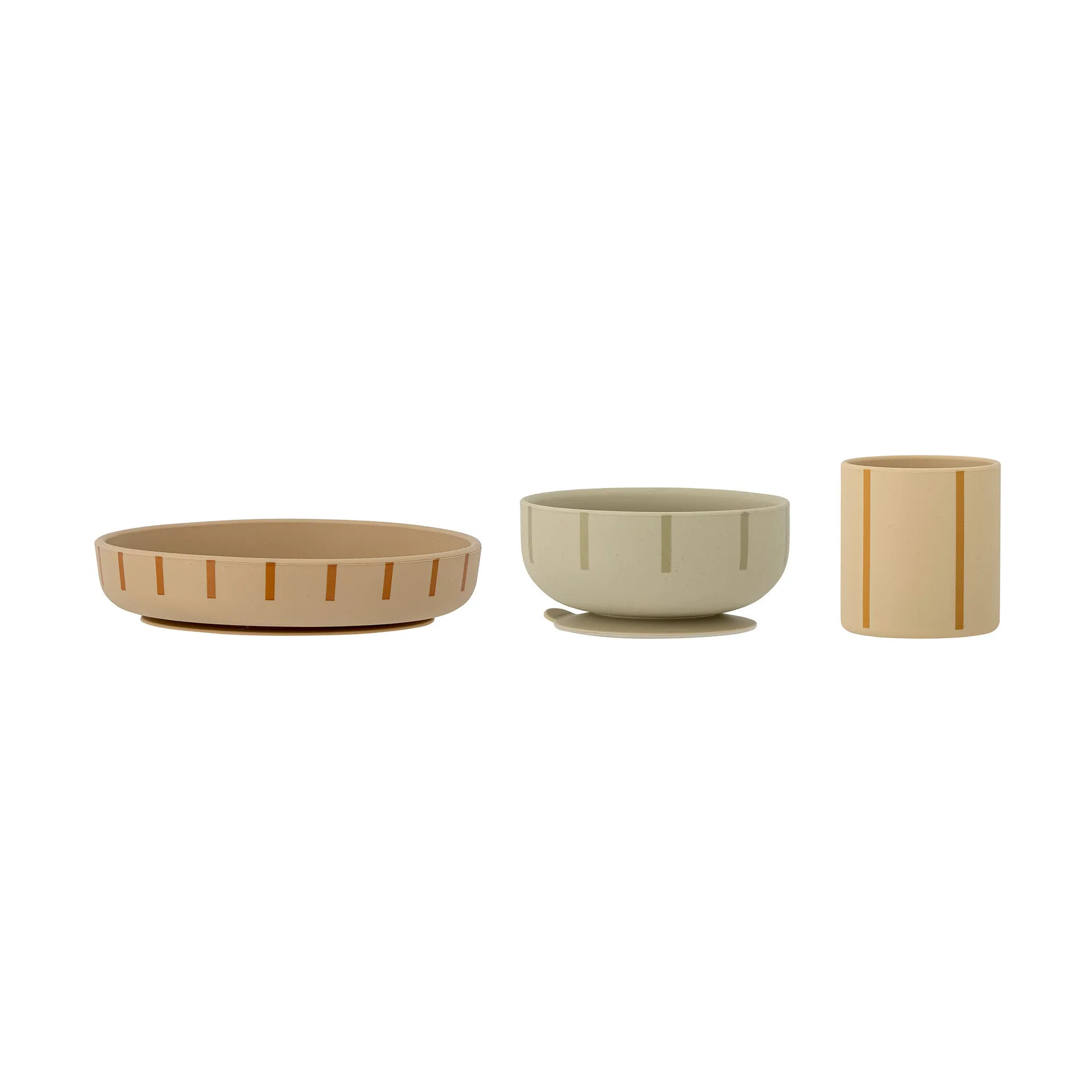 Levi children's dinnerware 3 pieces, Green Bloomingville