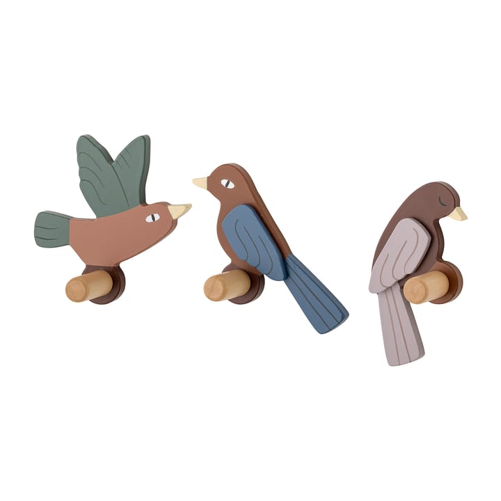 Lewi hook 3 pieces - Birds - Bloomingville