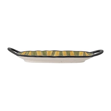 Lilie serving plate with handle 15x32.5 cm - Green - Bloomingville