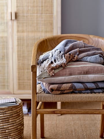 Lin storage basket with lid 2 pieces - Natural - Bloomingville