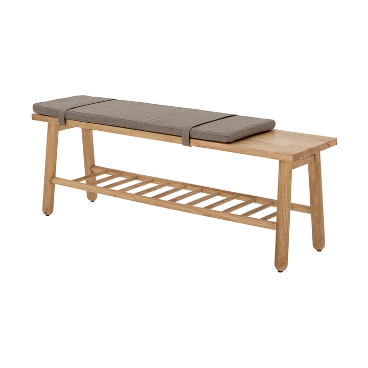 Linde bench with cushion - Grey - Bloomingville