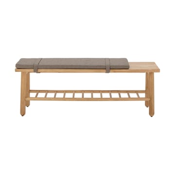 Linde bench with cushion - Grey - Bloomingville