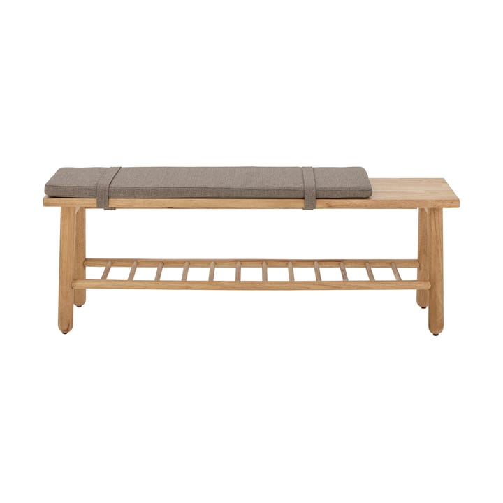 Linde bench with cushion - Grey - Bloomingville
