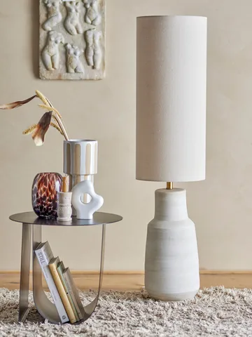 Linetta floor lamp Ø28x113 cm - White - Bloomingville