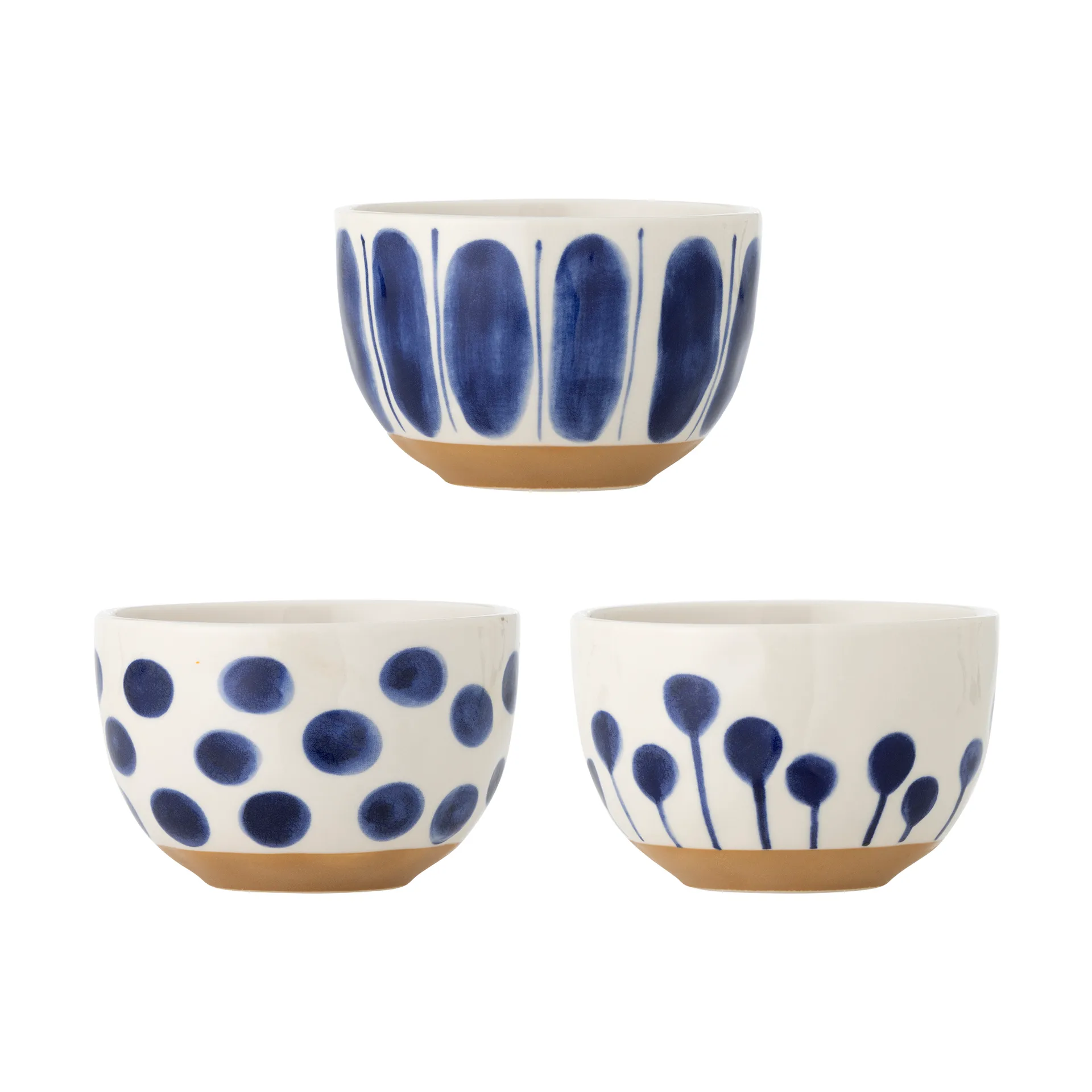 Linora bowl 58 cl 3 pieces, Blue Bloomingville