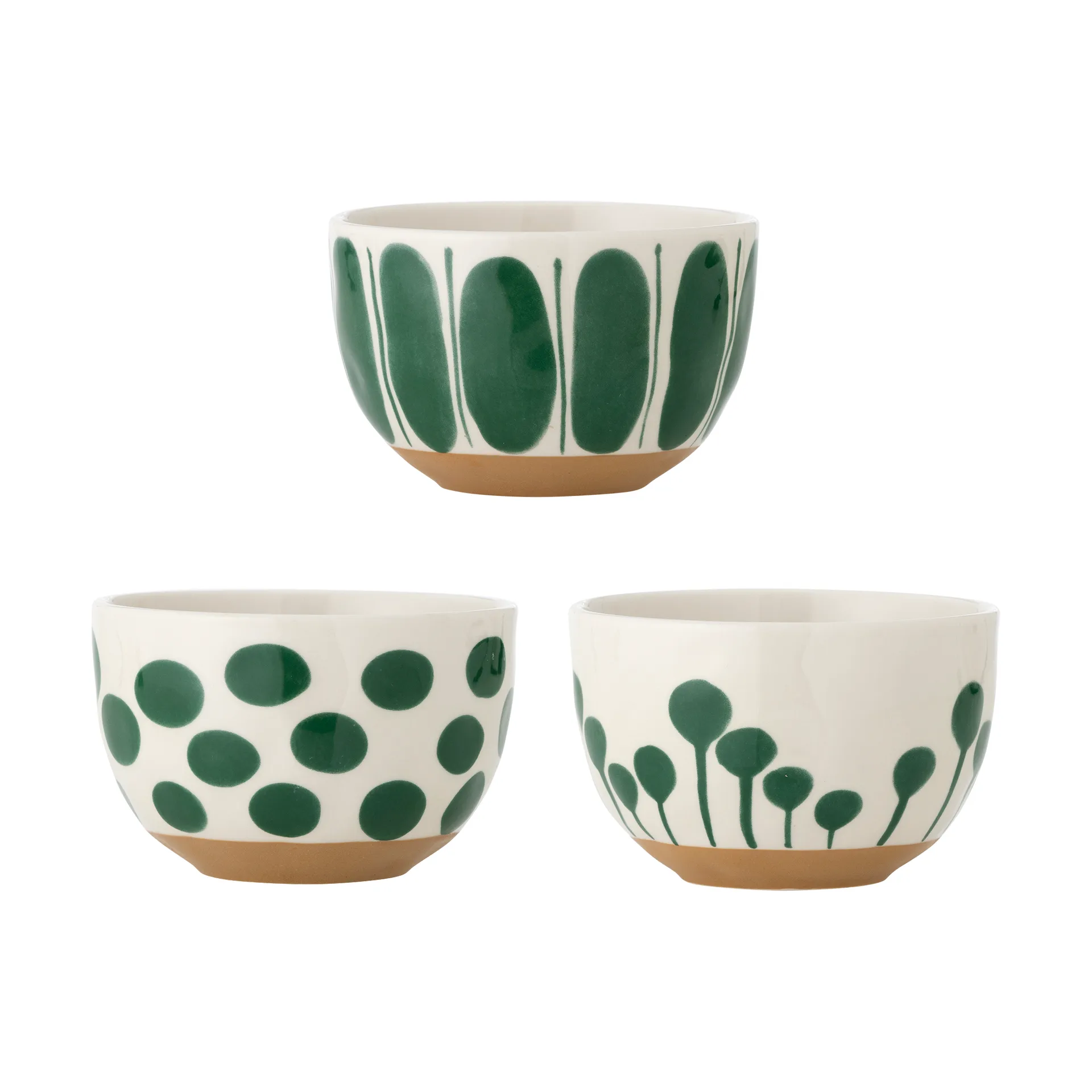 Linora bowl 58 cl 3 pieces, Green Bloomingville