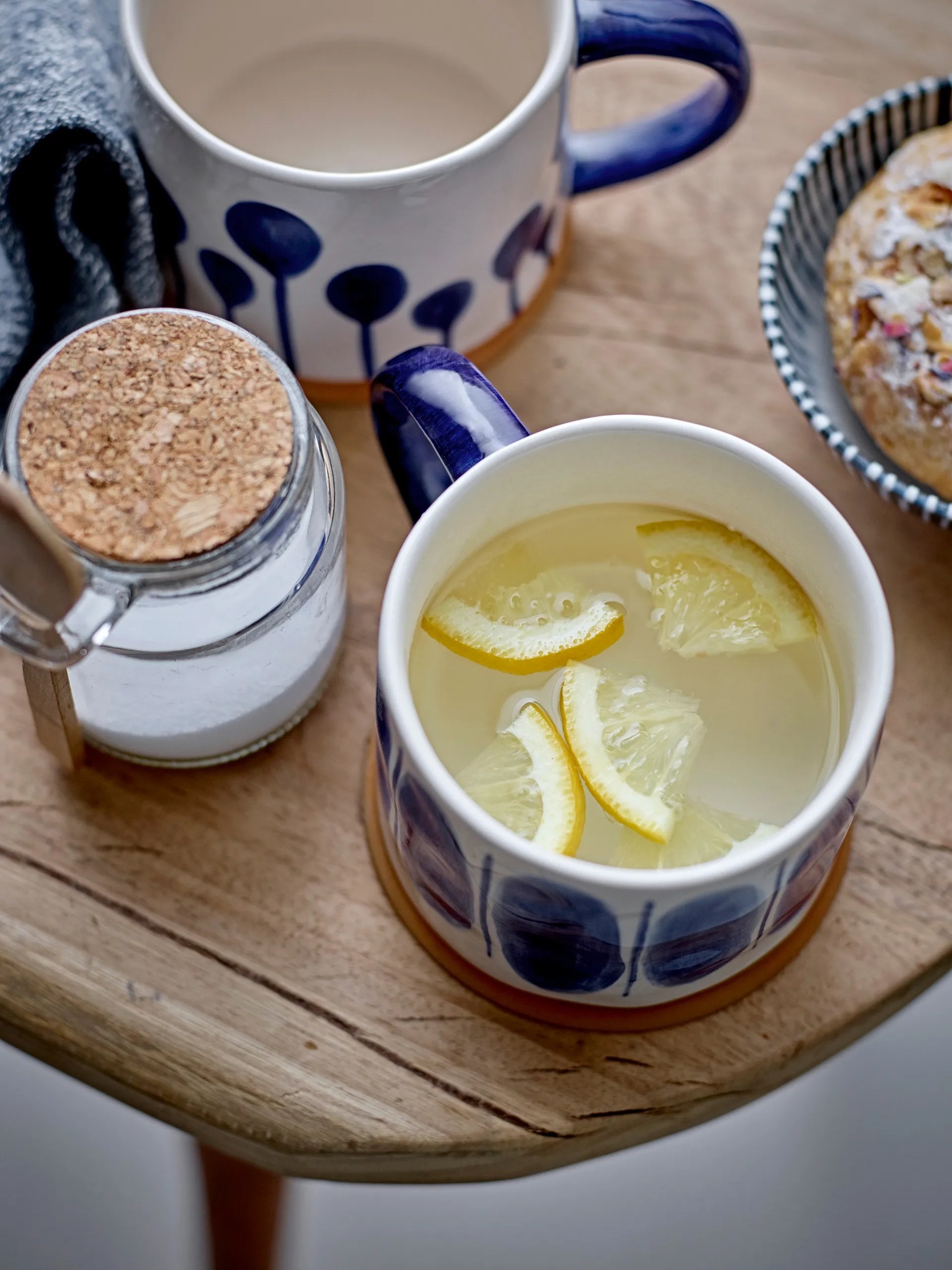 Linora mug 450 ml 3-pack, Blue Bloomingville