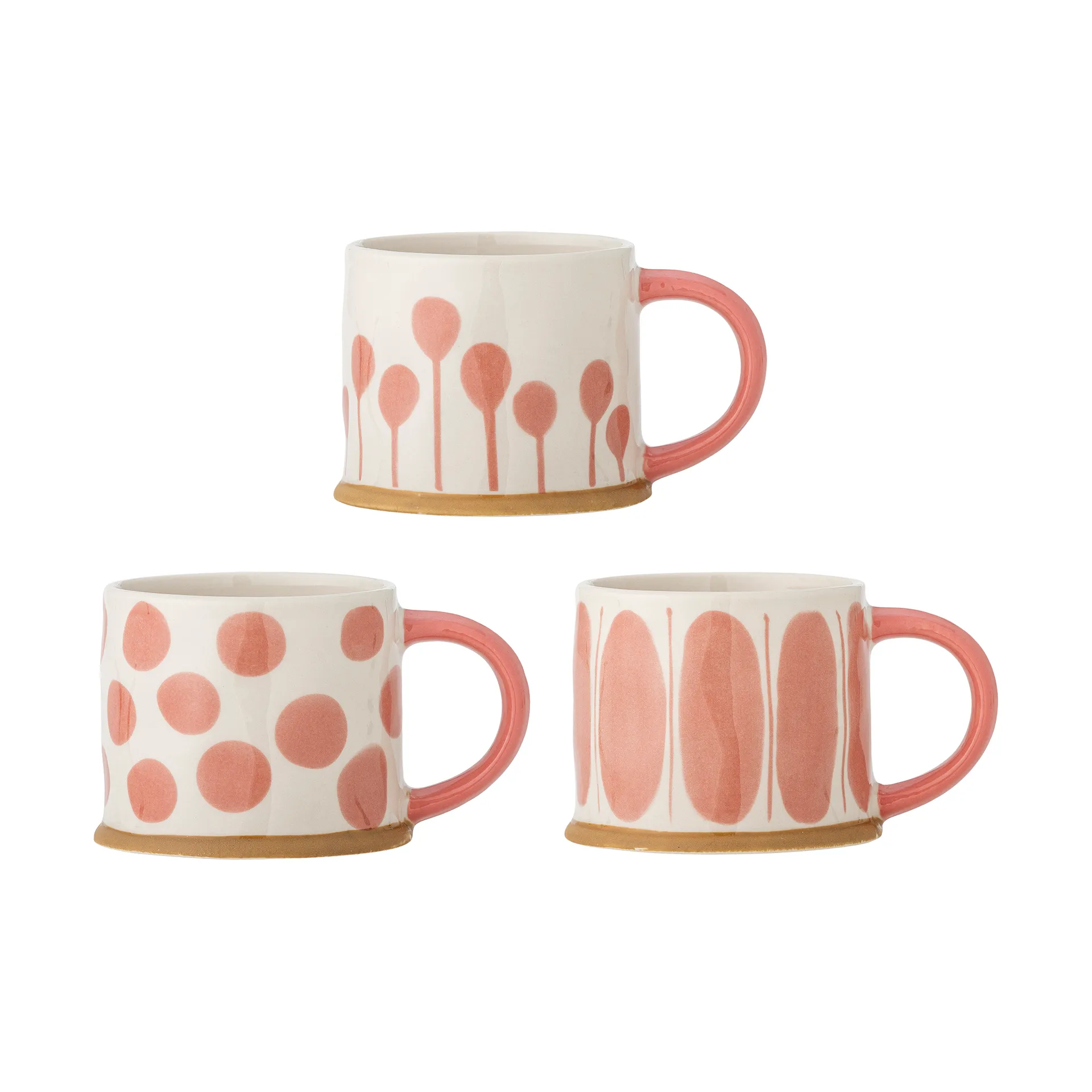 Linora mug 450 ml 3-pack, Rose Bloomingville