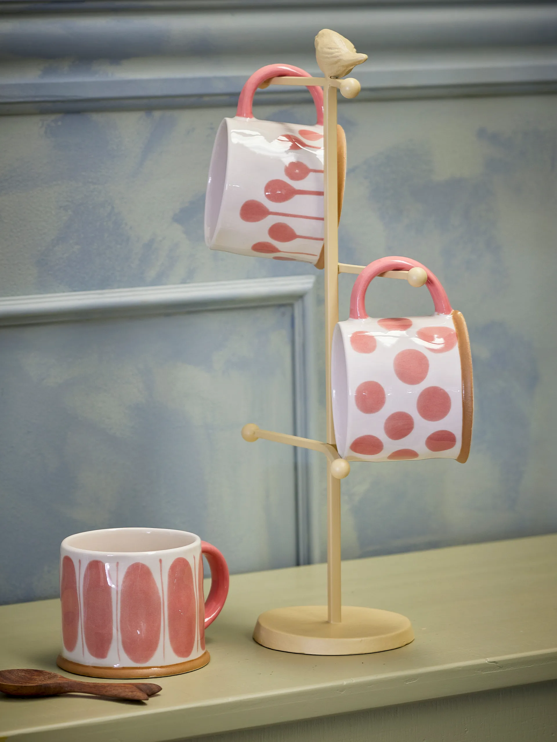 Linora mug 450 ml 3-pack, Rose Bloomingville