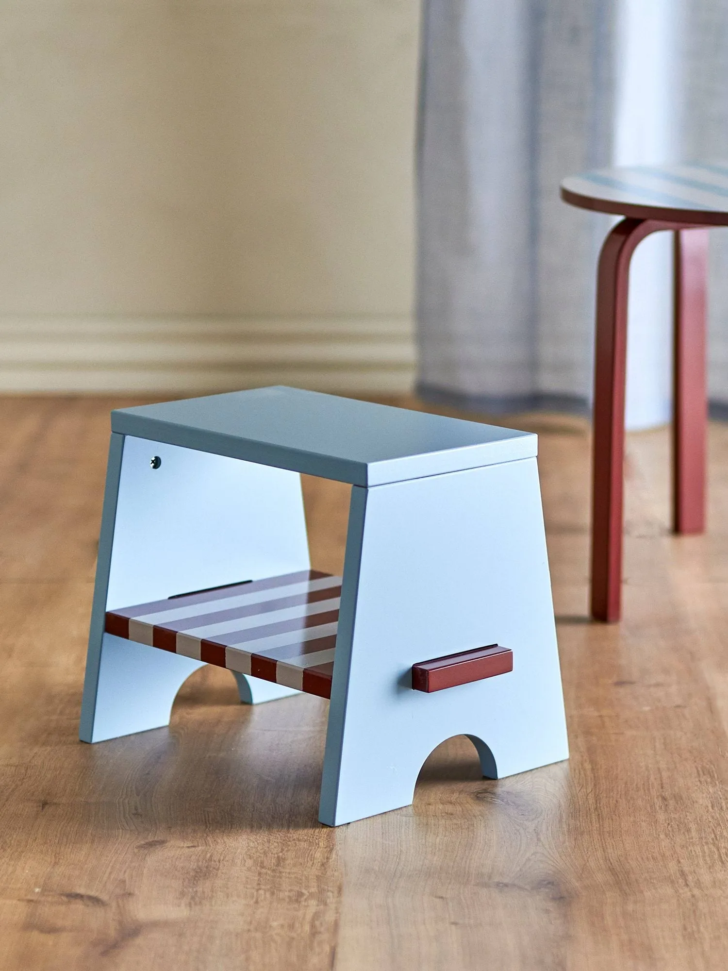 Liova stool, Blue, 39x38 cm Bloomingville