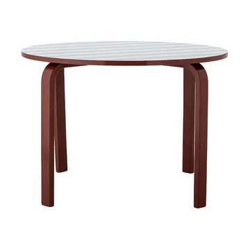 Liova table - Blue-white, Ø65 cm - Bloomingville
