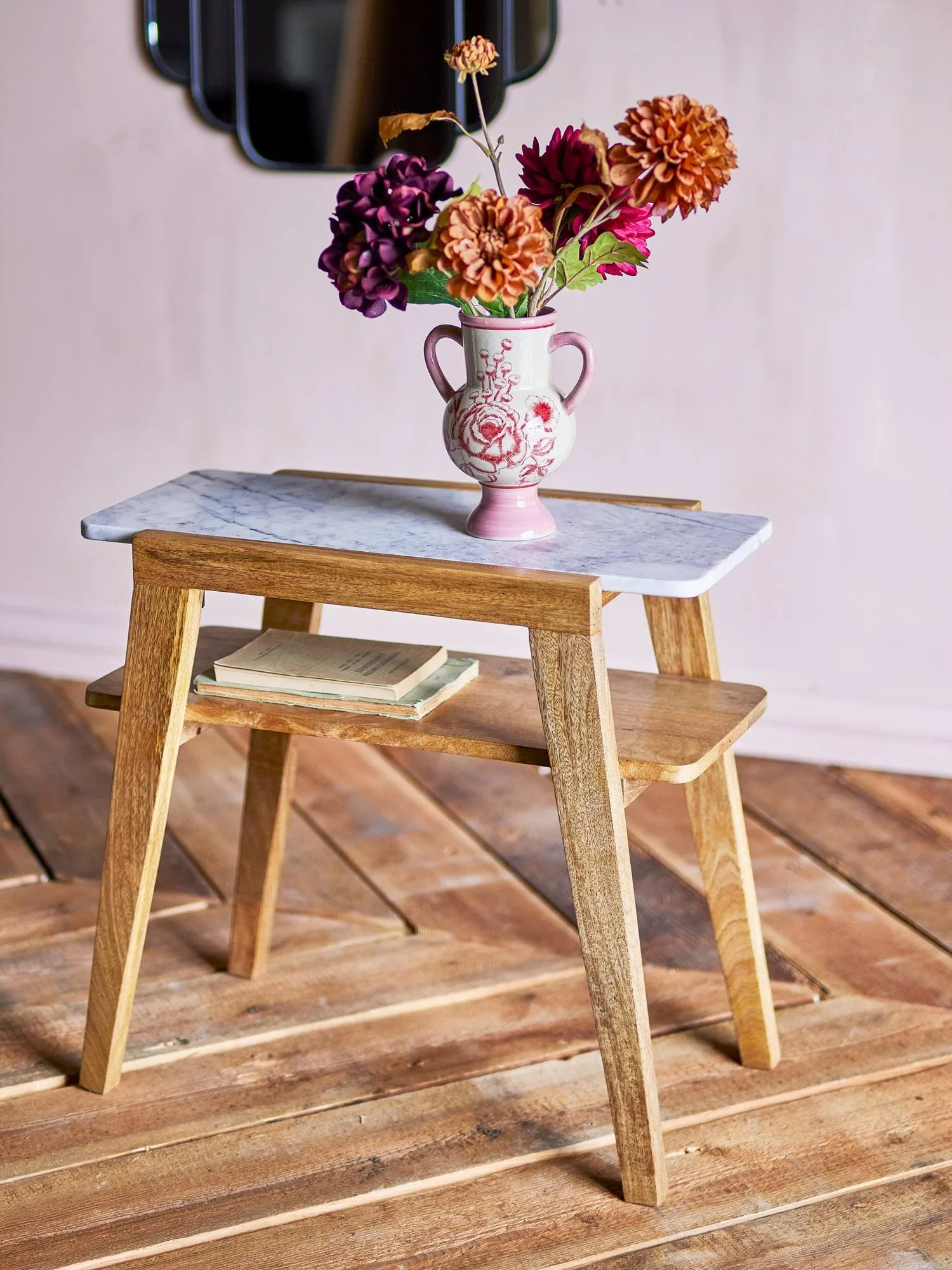 Livi side table, Nature, 61x57 cm Bloomingville