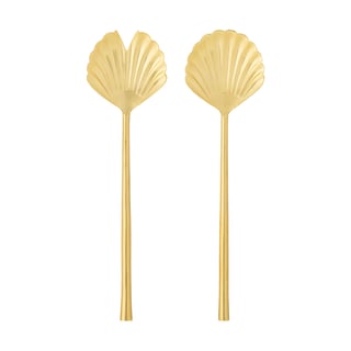 Bloomingville Loreta salad cutlery 2 pieces Gold