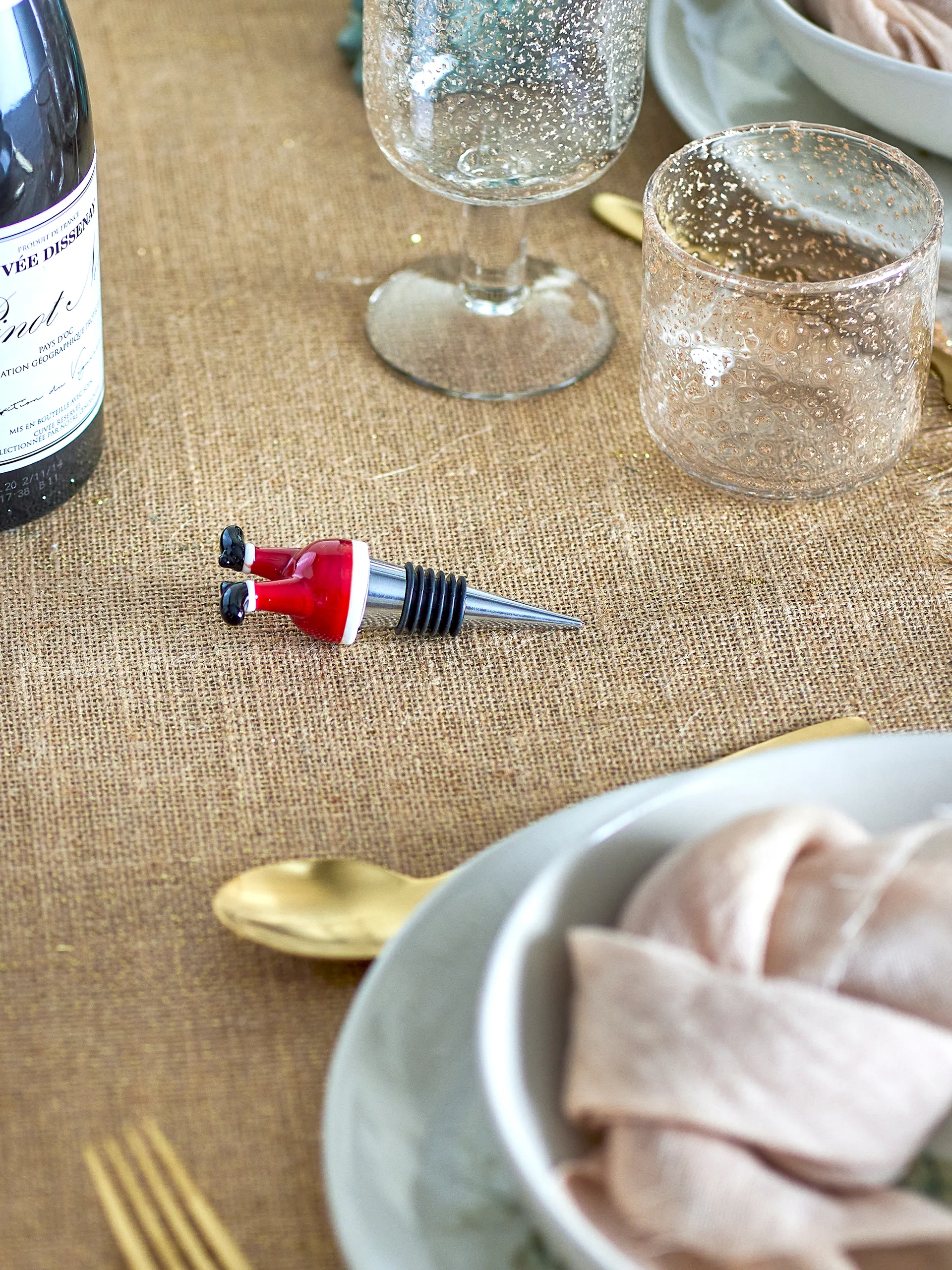 Lynn wine stopper, Red Bloomingville