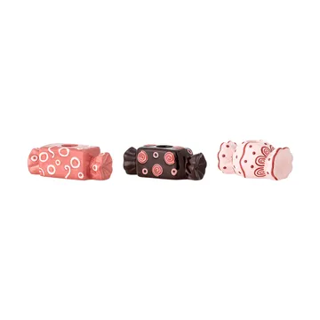 Maiano candle holder - Rose, 3 pieces, 12 cm - Bloomingville